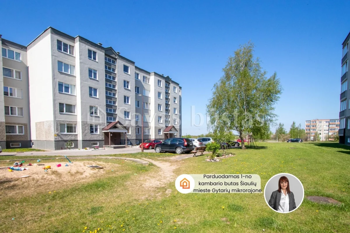 Parduodamas 1 kambarių butas Šiauliuose, Šiaulių m.