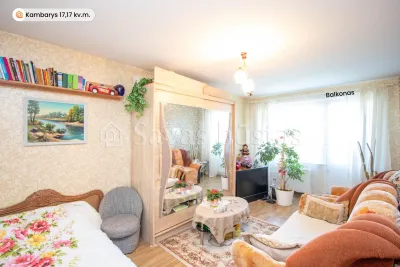 Parduodamas 1 kambarių butas Šiauliuose, Šiaulių m. (nuotrauka 3)