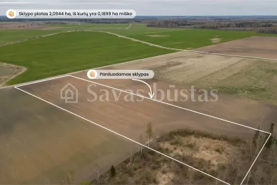 Parduodamas 209.44 a sklypas Pakruojo rajone, Minelgių k. (nuotrauka 2)
