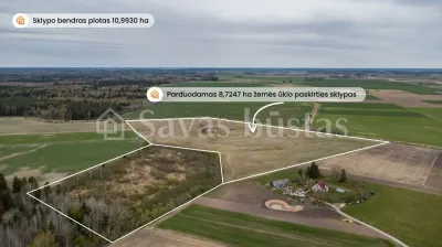 Parduodamas 1099.3 a sklypas Šiaulių rajone, Amalių k.