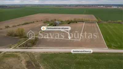 Parduodamas 104.51 a sklypas Šiaulių rajone, Gaidamavičiaus g.