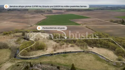 Parduodamas 297.85 a sklypas Šiaulių rajone, Domantų k. (nuotrauka 2)