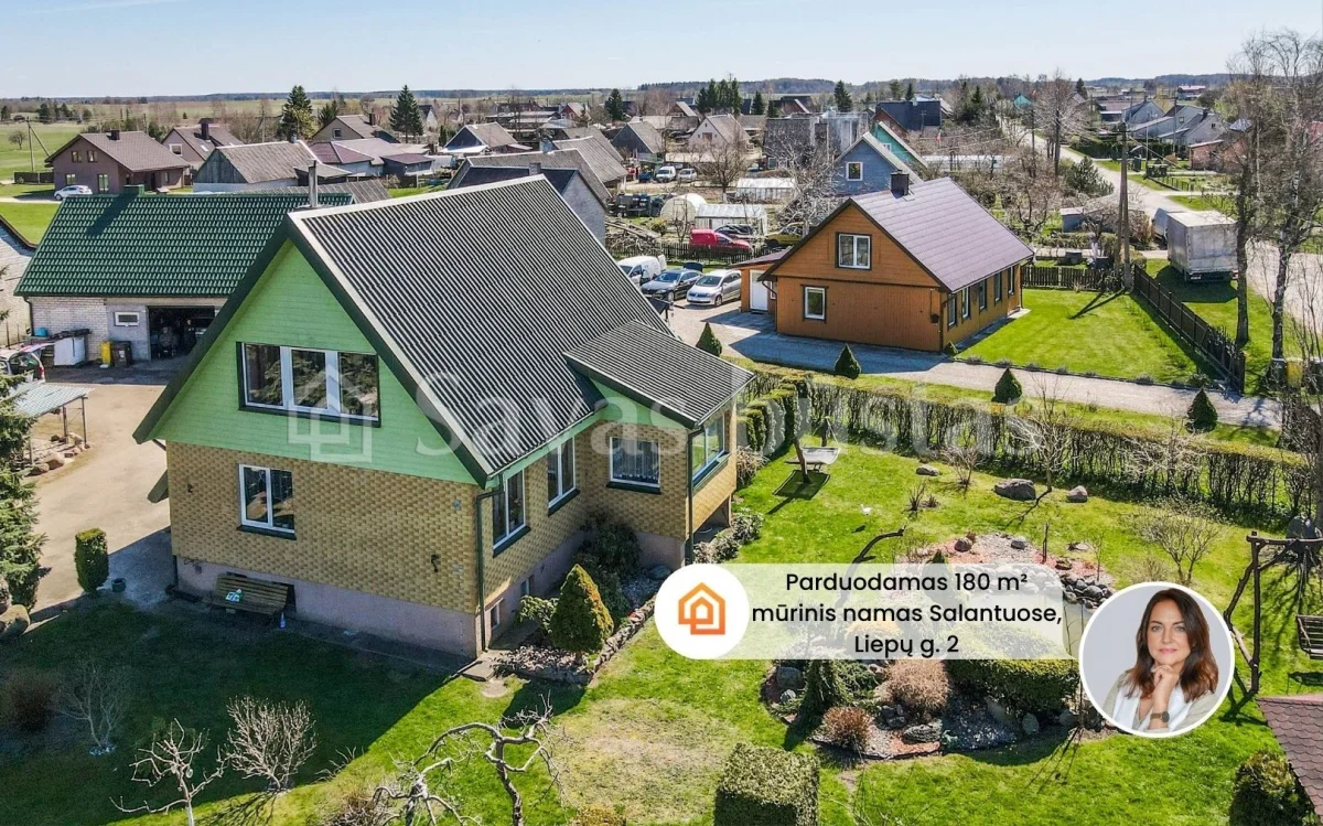 Parduodamas namas Kretingos rajone, Liepų