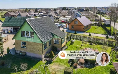 Parduodamas namas Kretingos rajone, Liepų