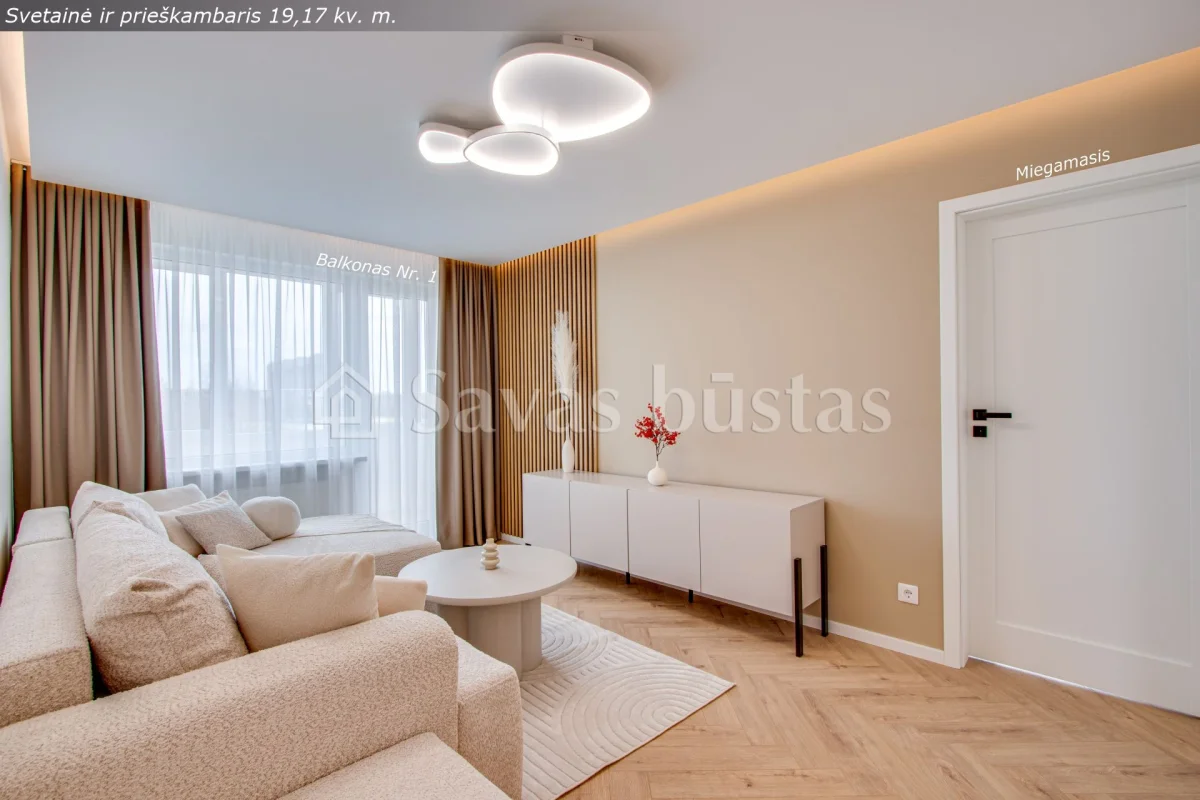 Parduodamas 3 kambarių butas Šiauliuose, Architektų g.