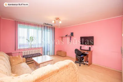Parduodamas 3 kambarių butas Šiaulių rajone, Kuršėnų m. (nuotrauka 2)