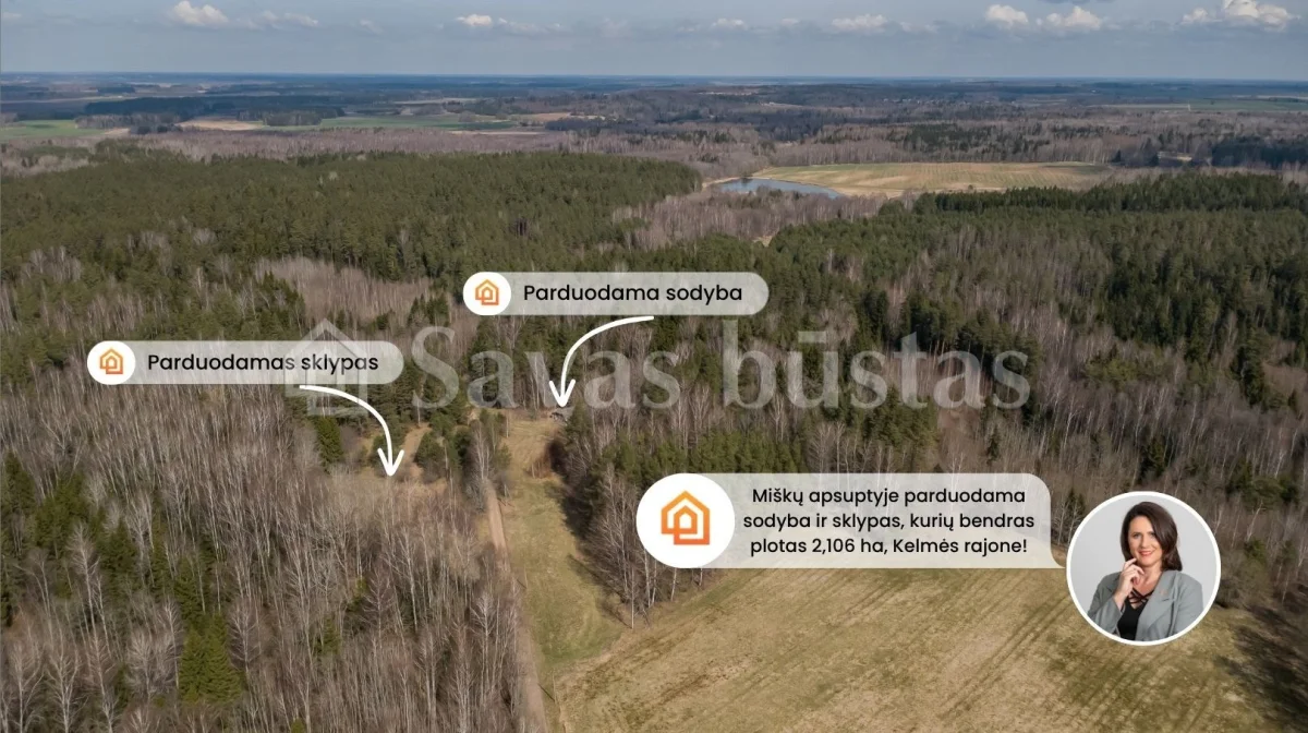 Parduodama sodyba Kelmės rajone, Gudmoniškės k.