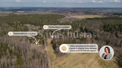 Parduodama sodyba Kelmės rajone, Gudmoniškės k.