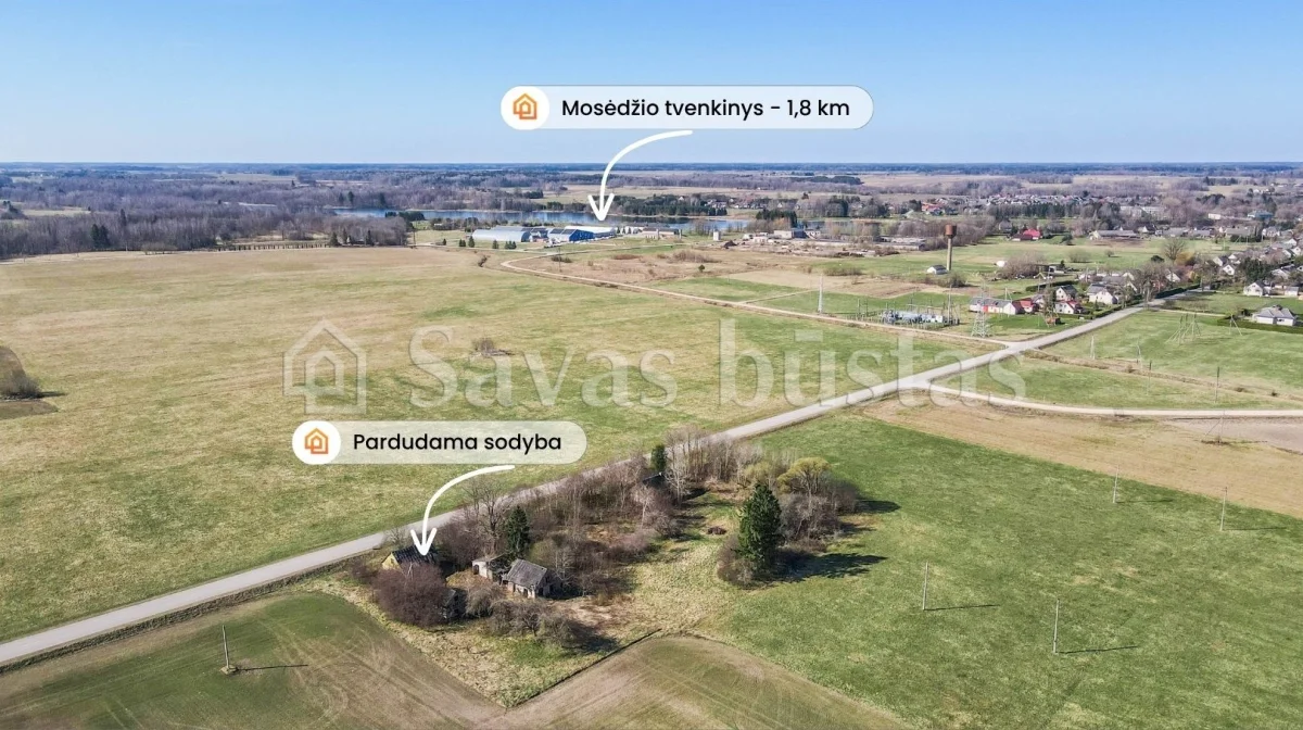 Parduodamas namas Skuodo rajone, Miesto Kalniškių k.
