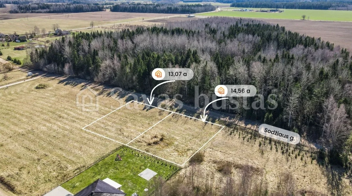 Parduodamas 13.07 a sklypas Mažeikių rajone, Sodžiaus