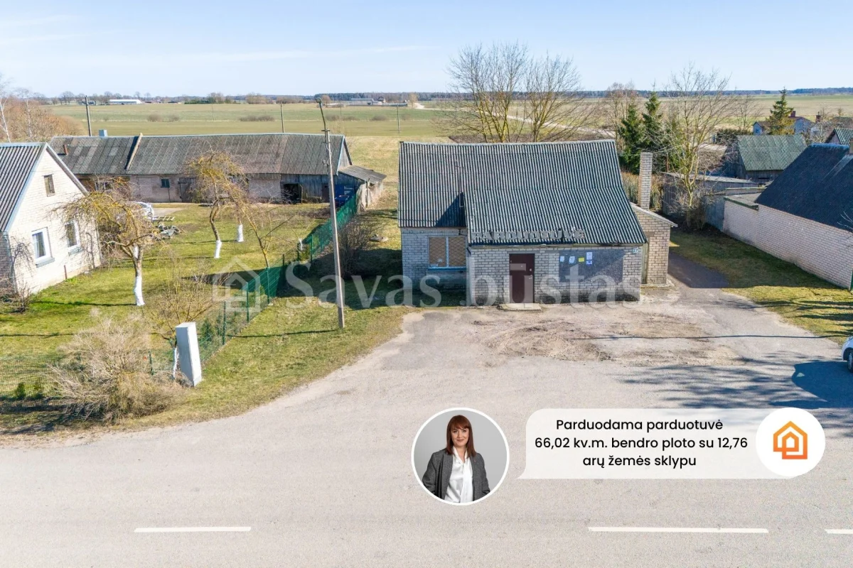 Parduodamos komercinės patalpos Joniškio rajone, Mūšos g.
