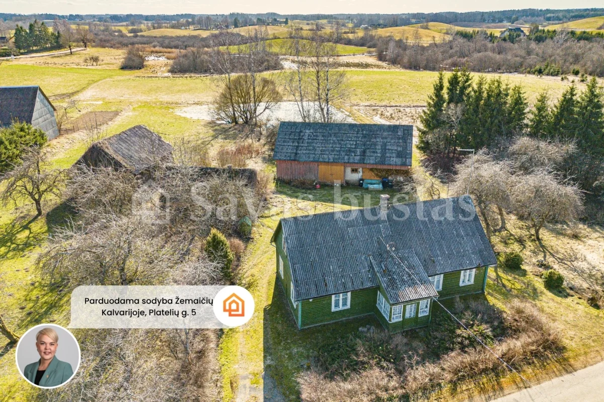 Parduodama sodyba Plungės rajone, Platelių