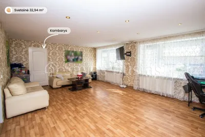 Parduodamas 3 kambarių butas Mažeikių rajone, Bažnyčios g. (nuotrauka 2)