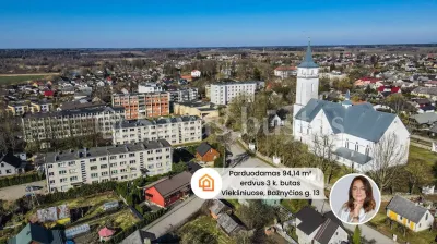Parduodamas 3 kambarių butas Mažeikių rajone, Bažnyčios g.