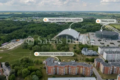 Parduodamas 2 kambarių butas Šiauliuose, Paukščių tak. (nuotrauka 2)