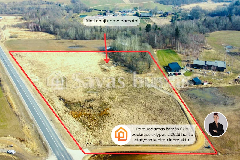 Parduodamas 229.29 a sklypas Kaišiadorių rajone, Pavuolio k.