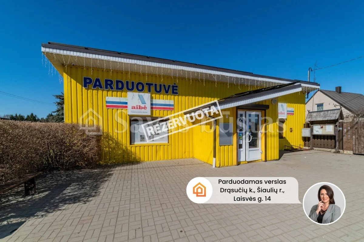 Parduodamos komercinės patalpos Šiaulių rajone, Laisvės g.