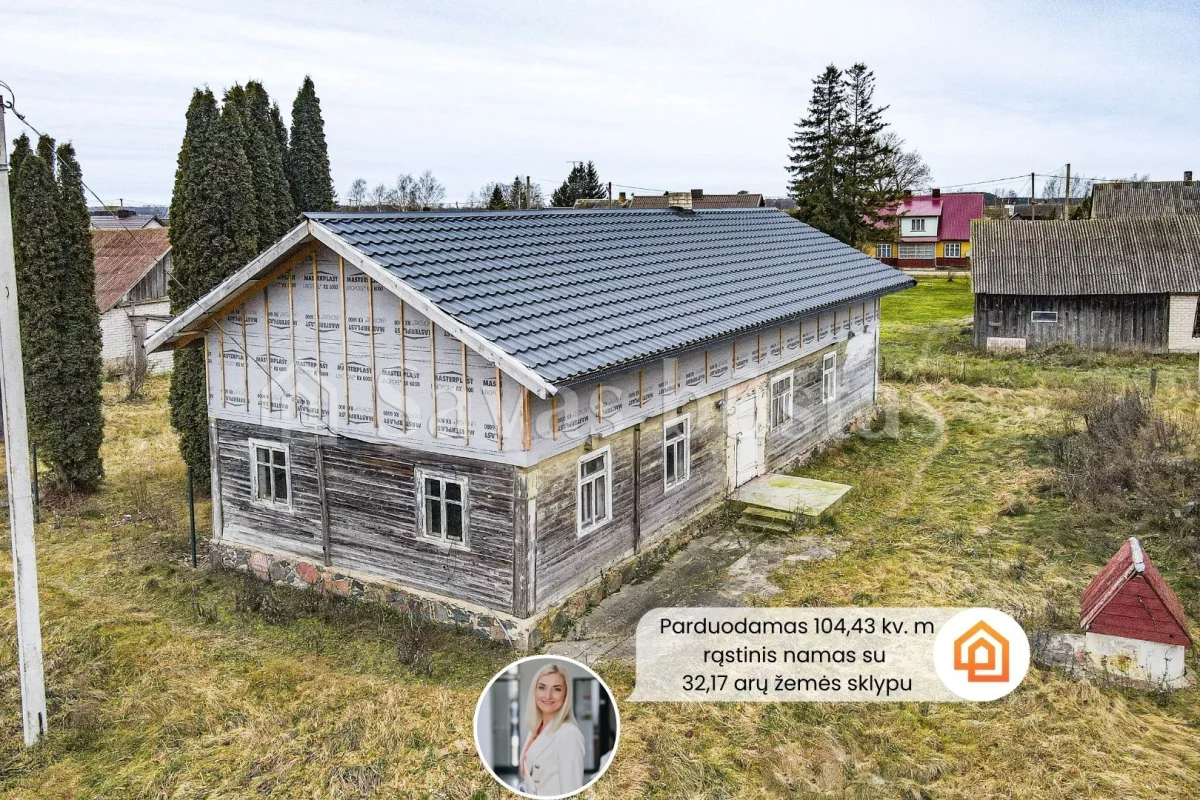 Parduodamas namas Pakruojo rajone, Laipuškių