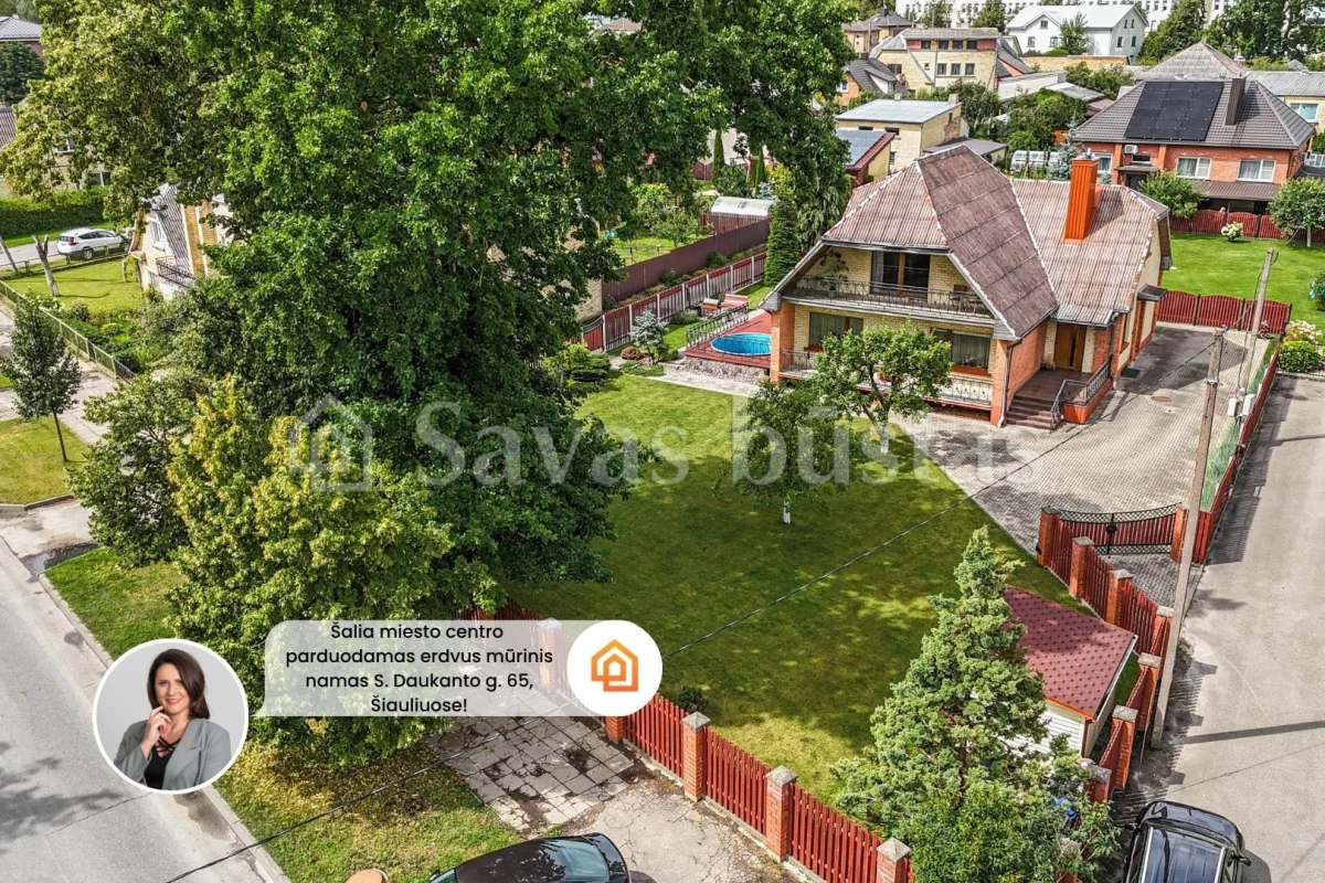Parduodamas namas Šiauliuose, S. Daukanto g.