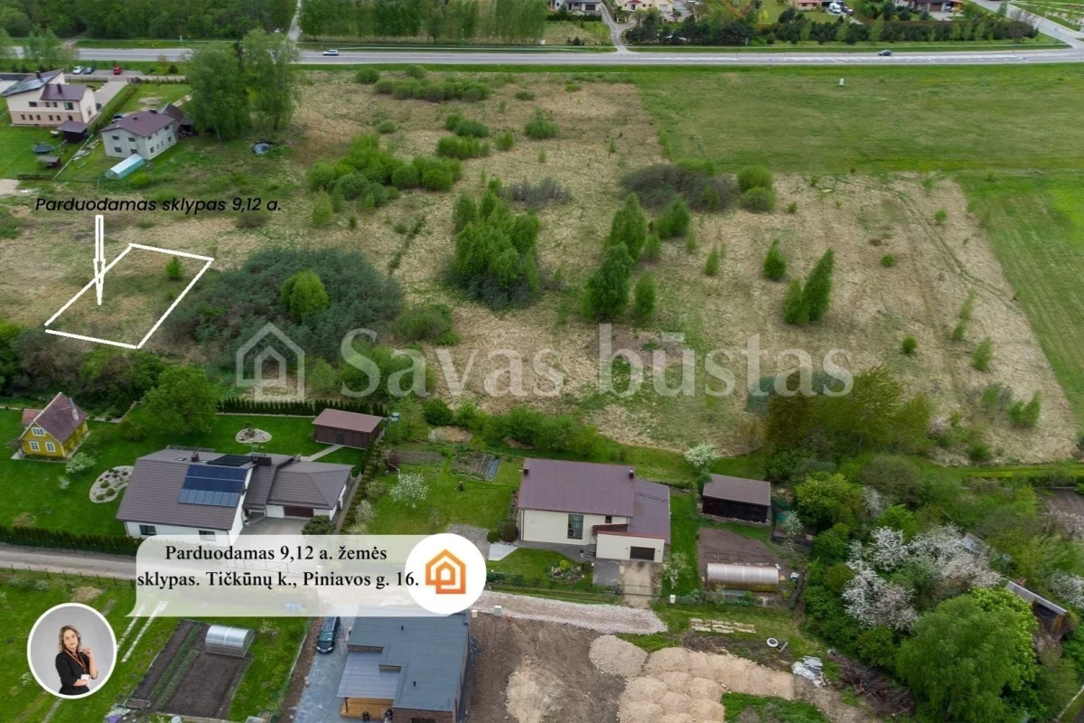 Parduodamas 9.12 a sklypas Panevėžio rajone, Piniavos g. 16