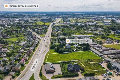 Parduodami 63,42 arų komercinės paskirties sklypai Mažeikiuose, Algirdo g.