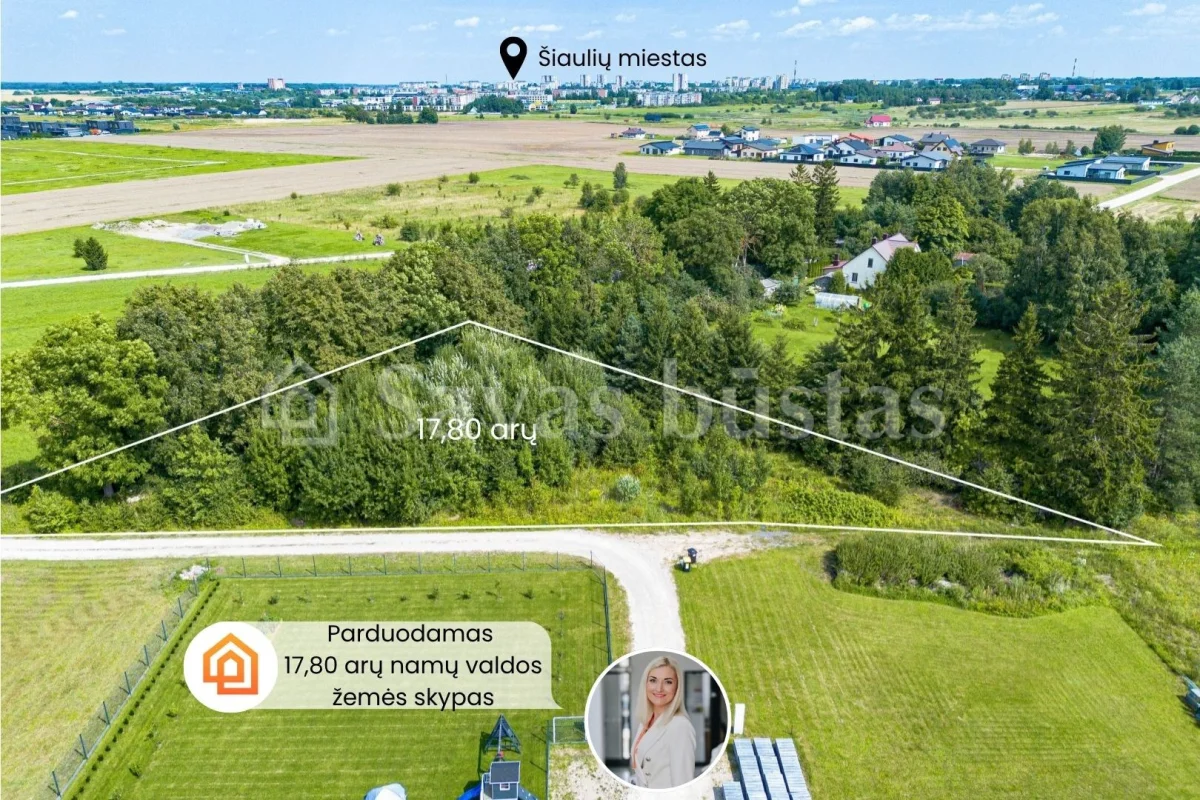 Parduodamas 17.8 a sklypas Šiaulių rajone, Lanko g.