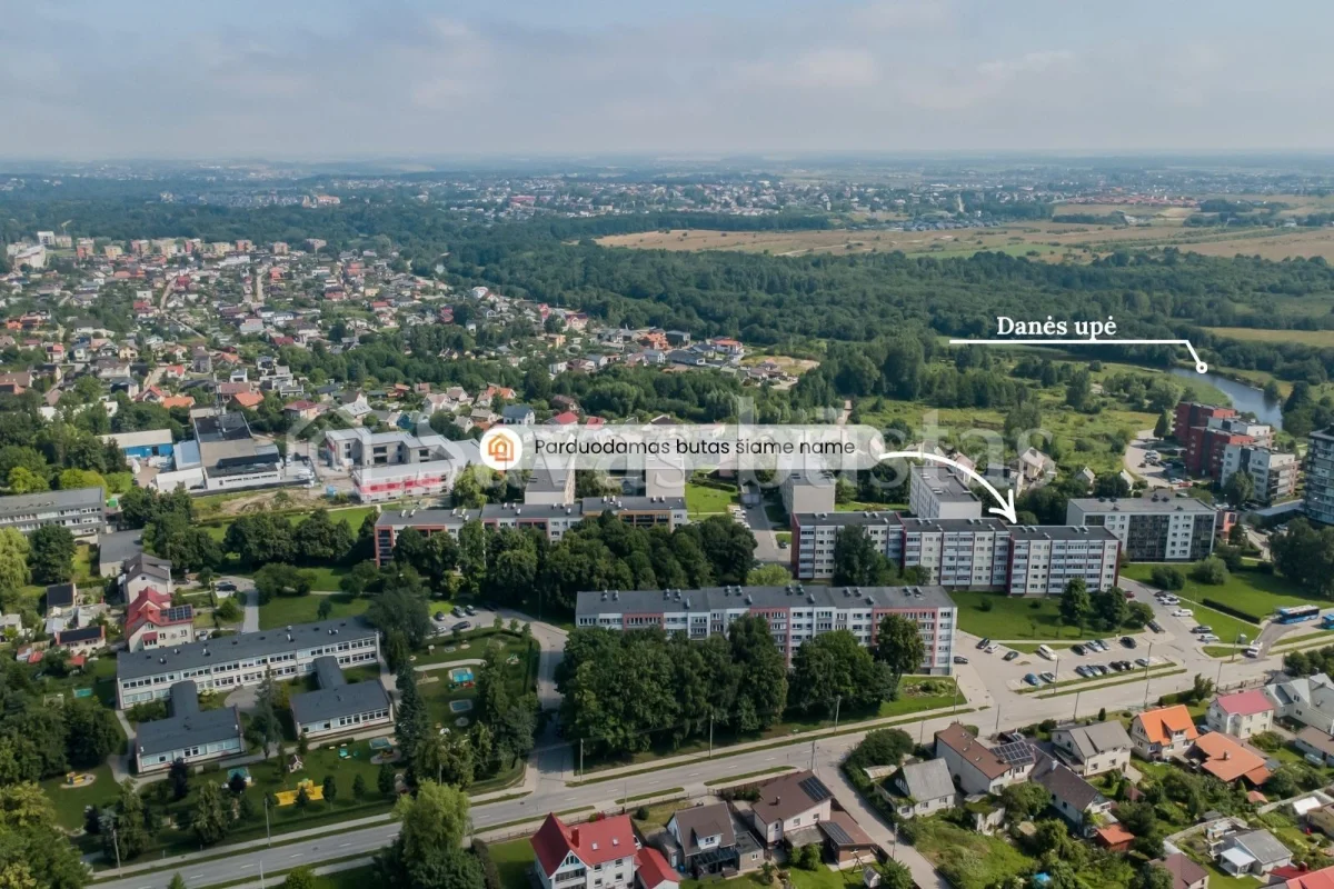 Parduodamas 2 kambarių butas Klaipėdoje, Panevėžio g.