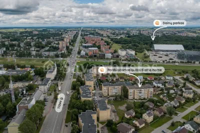 Parduodamas 1 kambarių butas Šiauliuose, Tilžės g.