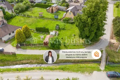 Parduodamas 12.23 a sklypas Šiauliuose, Miško g.