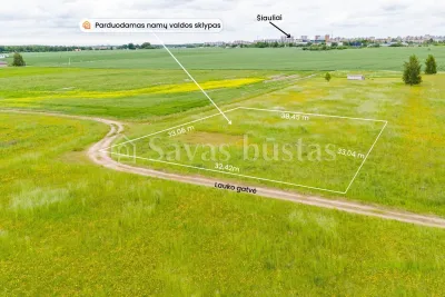 Parduodamas 12.68 a sklypas Šiaulių rajone, Paitaičių k. (nuotrauka 2)