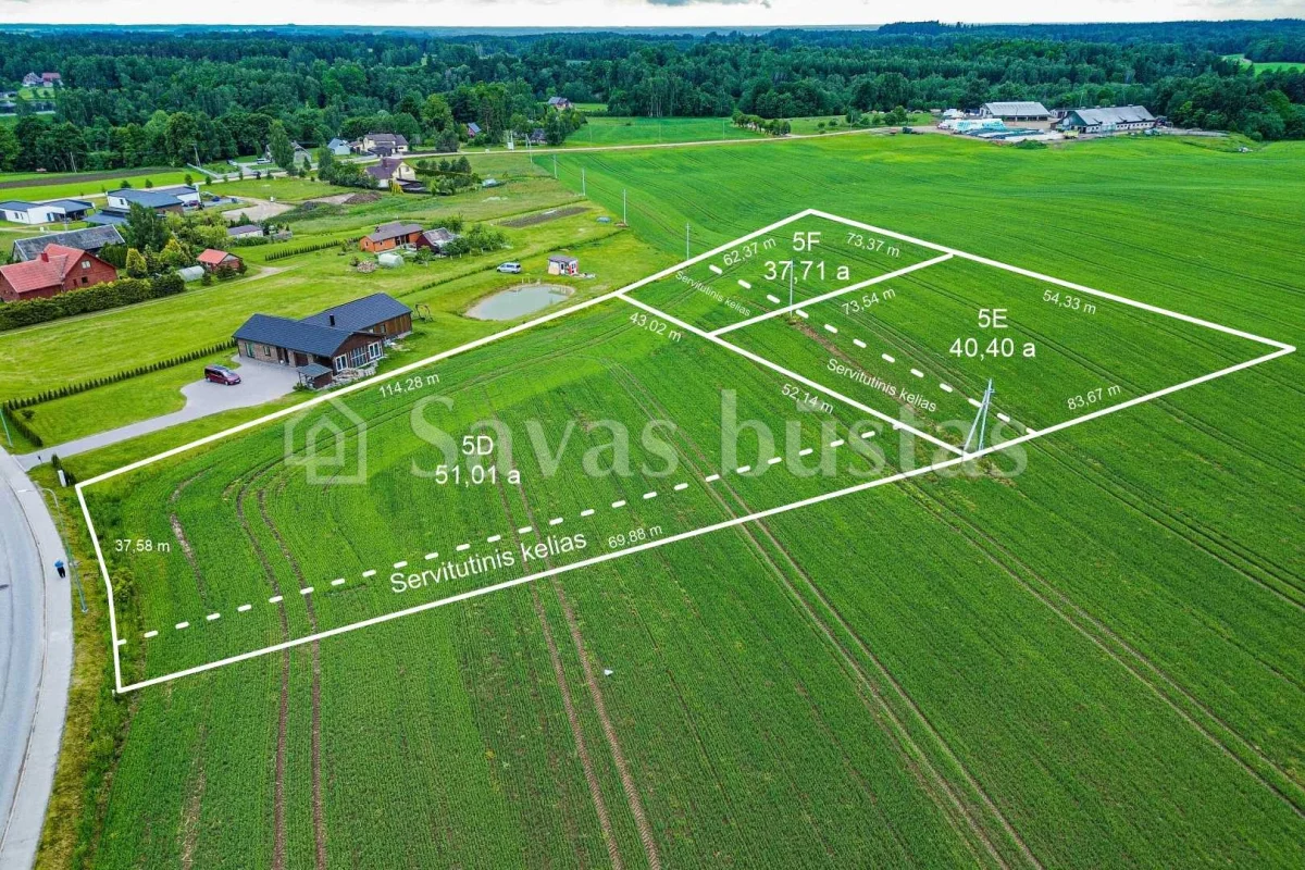 Parduodamas 50.01 a sklypas Plungės rajone, Babrungo