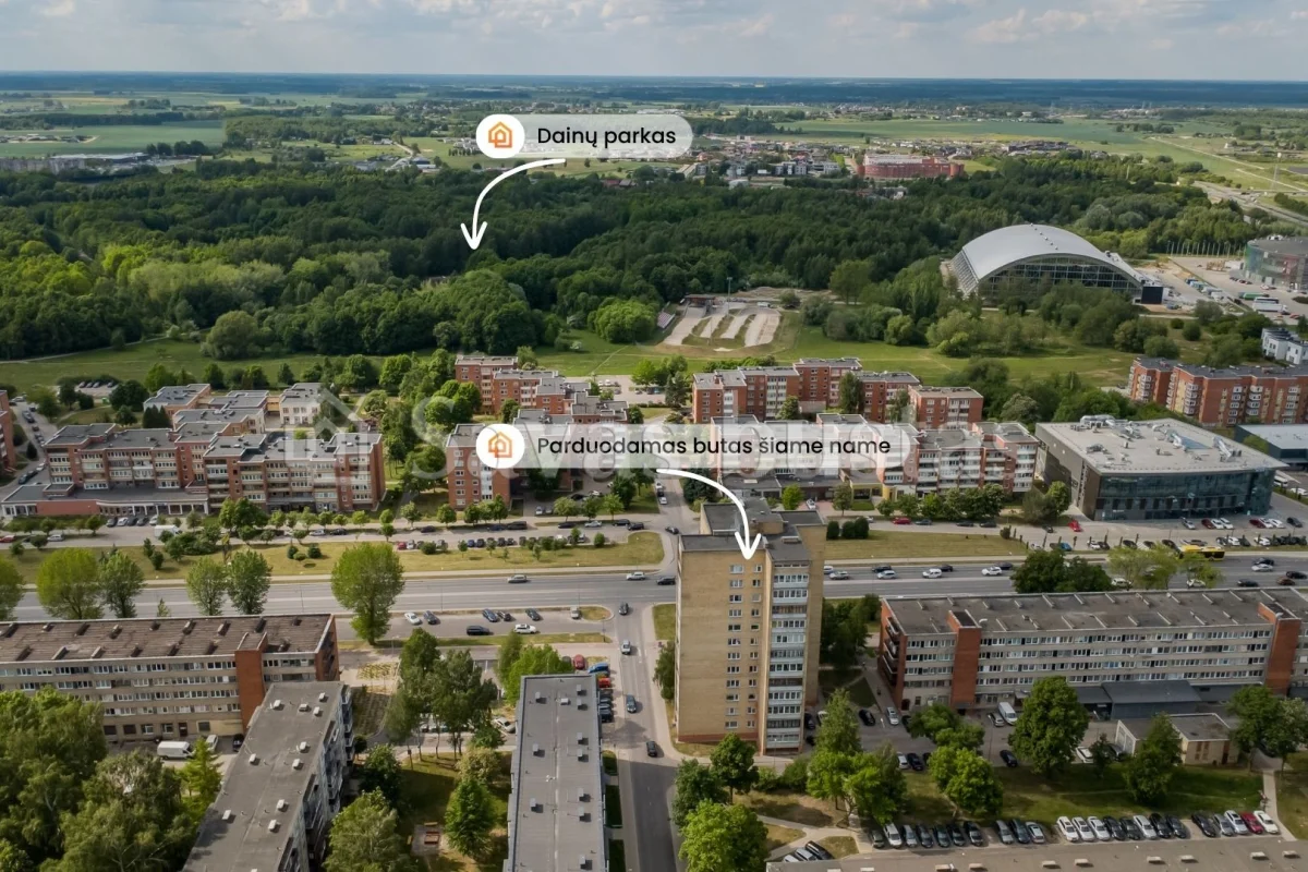 Parduodamas 3 kambarių butas Šiauliuose, Tilžės g.
