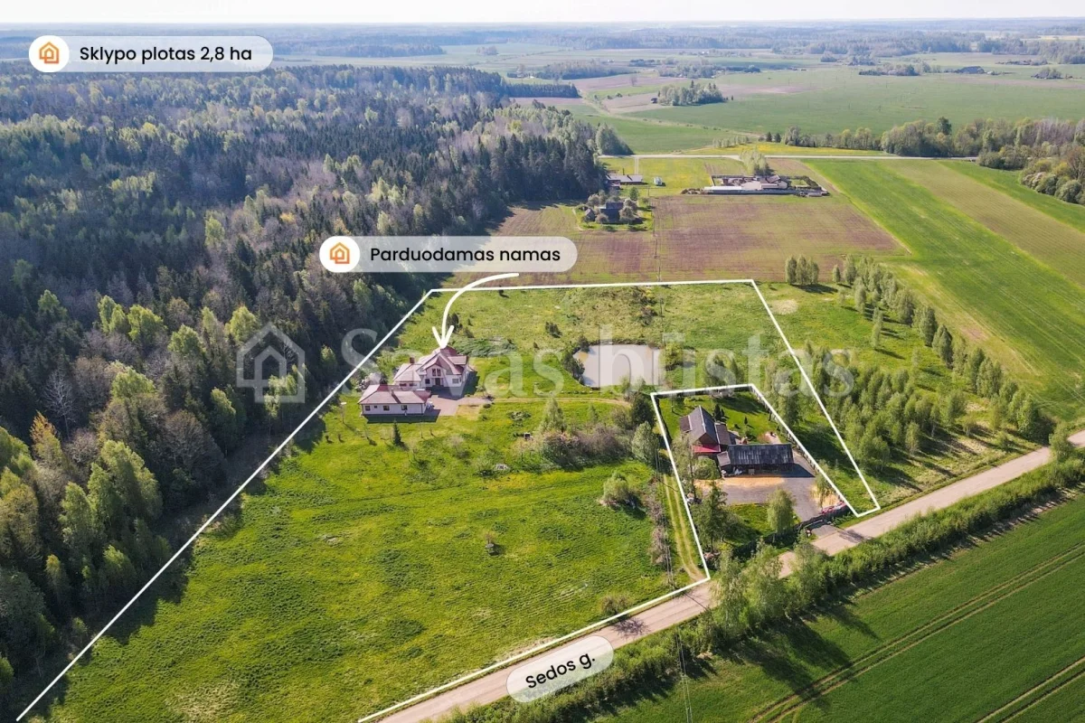 Parduodamas namas Mažeikių rajone, Sedos g.