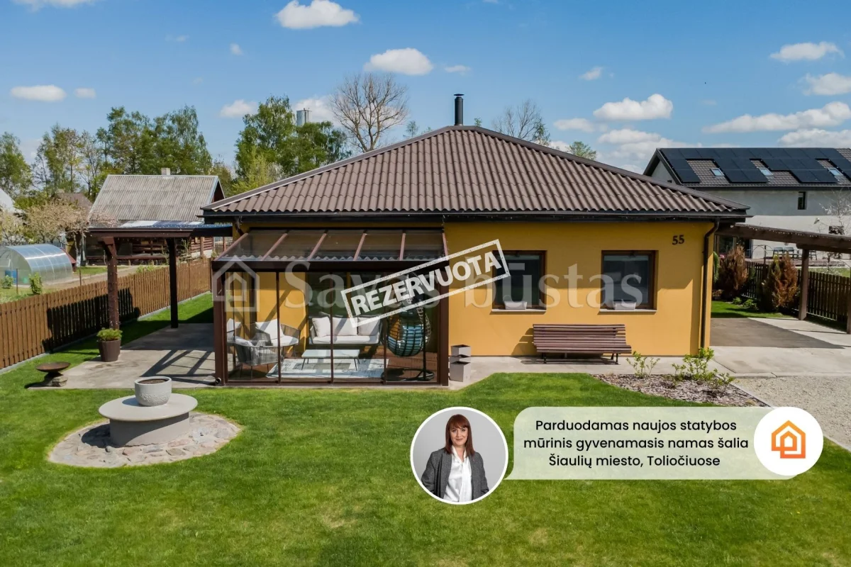 Parduodamas namas Šiaulių rajone, Rožių g.