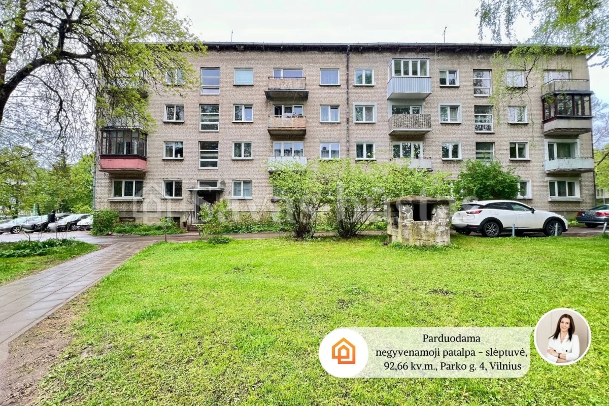 Parduodamos komercinės patalpos Vilniuje, Parko